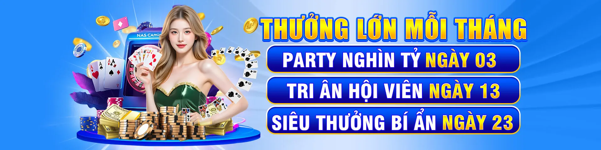Thưởng nạp tiền hàng ngày tại 13win21